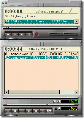 みやれこっ太 実行画面
