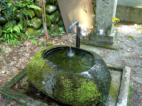 冷たくて美味しい水です