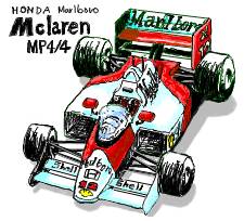 JUMP F1 マクラーレン・ホンダ ステッカー【鳥山明】 マクラーレンホンダF-1ステッカー鳥山明 - メルカリ